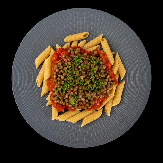 Lentil Bolognese Pasta