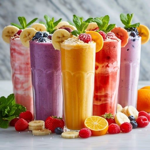 Super Smoothie - Vanille/ Banane/ Miel/ Beurre de cacahuète