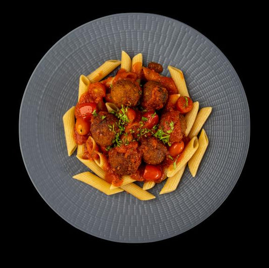 Spicy Falafel Pasta