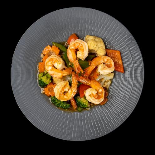 Stir-fried Shrimps & Veggies